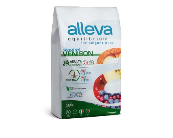 ALLEVA EQUILIBRIUM CAT ADULT SENSITIVE VENISON KG 10 - P61056
