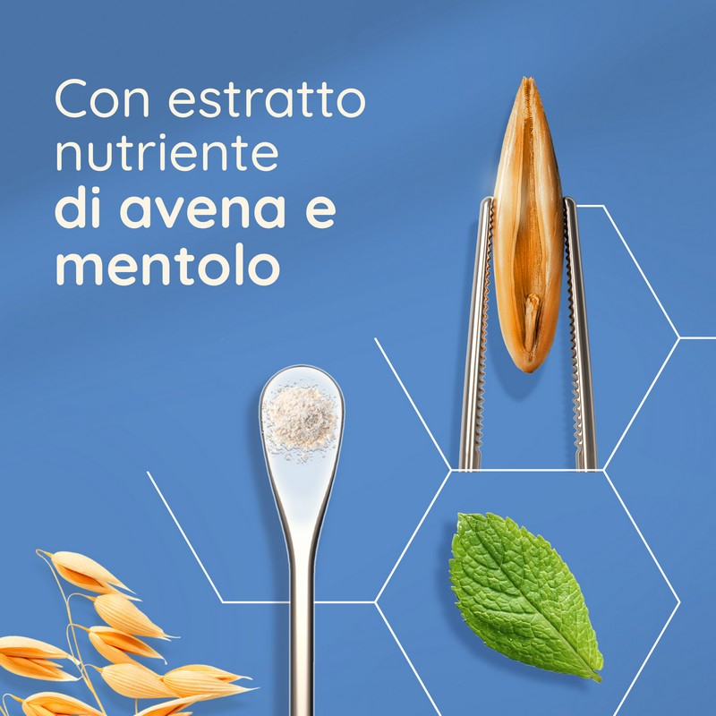 Aveeno, Crema Idratante Lenitiva, Skin Relief, Mentolo, Pelli Secche, 200ml