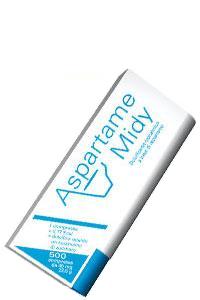 Aspartame Midy - Dolcificante alimentare - 500 compresse