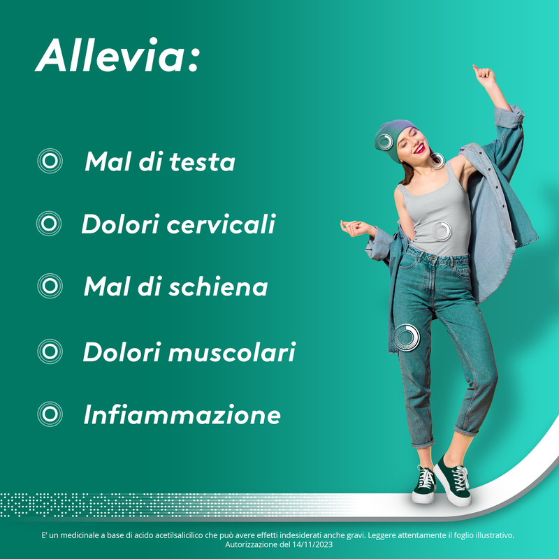 Aspirina Dolore e Infiammazione, Antidolorifico e Antinfiammatorio, contro Dolori Muscolari e Articolari, Cervicale, Mal di Testa, Mal di Schiena, 8 Compresse Rivestite Aspirina Dolore e Infiammazione, Antidolorifico e Antinfiammatorio, contro Dolori Muscolari e Articolari, Cervicale, Mal di Testa, Mal di Schiena, 8 Compresse Rivestite