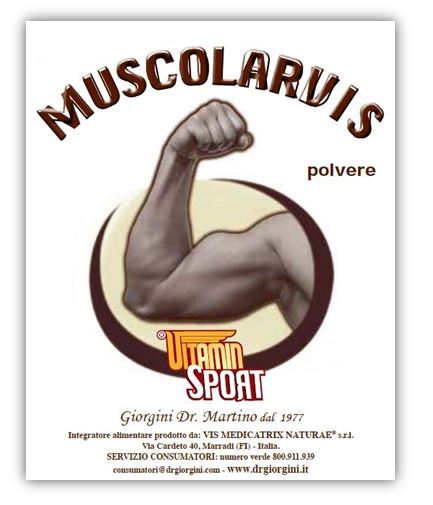MUSCOLARVIS VITAMINSPORT 500G MUSCOLARVIS VITAMINSPORT 500G