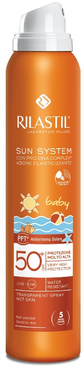 Rilastil Sun System Baby Spray Solare SPF 50+ Protezione Bambini 200 ml Rilastil Sun System Baby Spray Solare SPF 50+ Protezione Bambini 200 ml