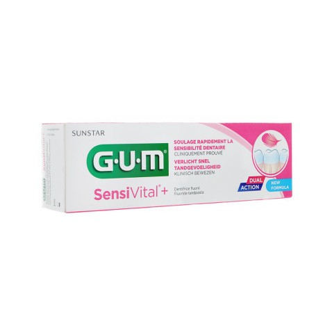 Gum SensiVital+ dentifricio al fluoro 75ml Gum SensiVital+ dentifricio al fluoro 75ml