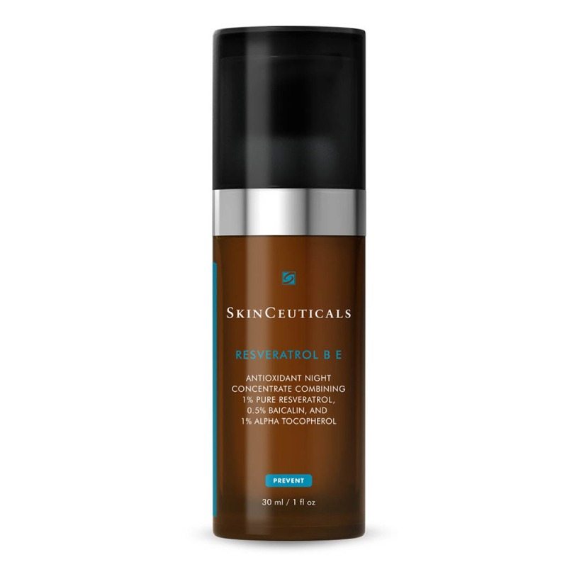 SkinCeurticals Resveratrol B E Siero antiossidante notte per il trattamento di rughe e perdita di tono con Resveratrolo e Vitamina E 30ml SkinCeurticals Resveratrol B E Siero antiossidante notte per il trattamento di rughe e perdita di tono con Resveratrolo e Vitamina E 30ml