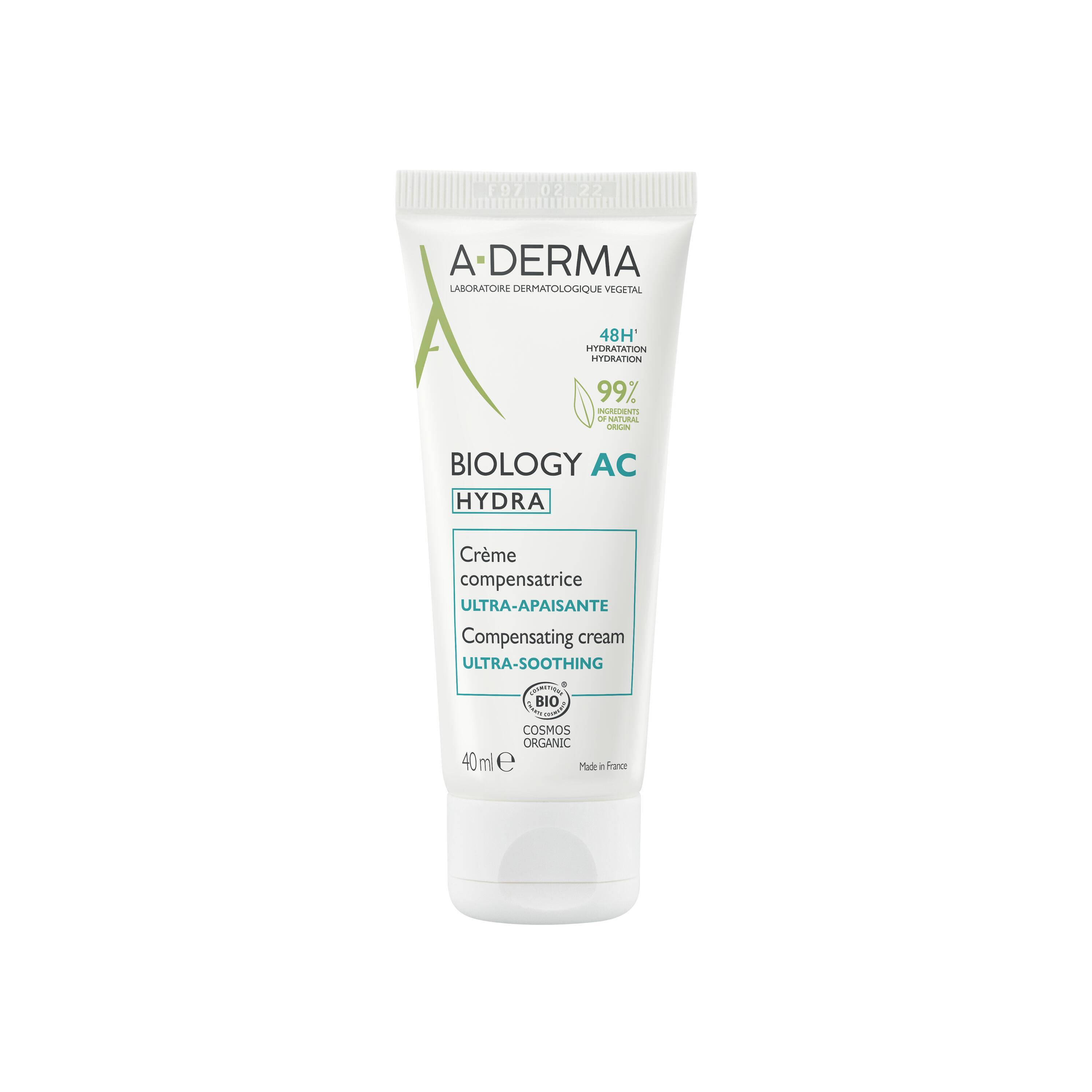 A-Derma Biology AC Hydra - Crema Compensatrice Ultra-Lenitiva 40 ml