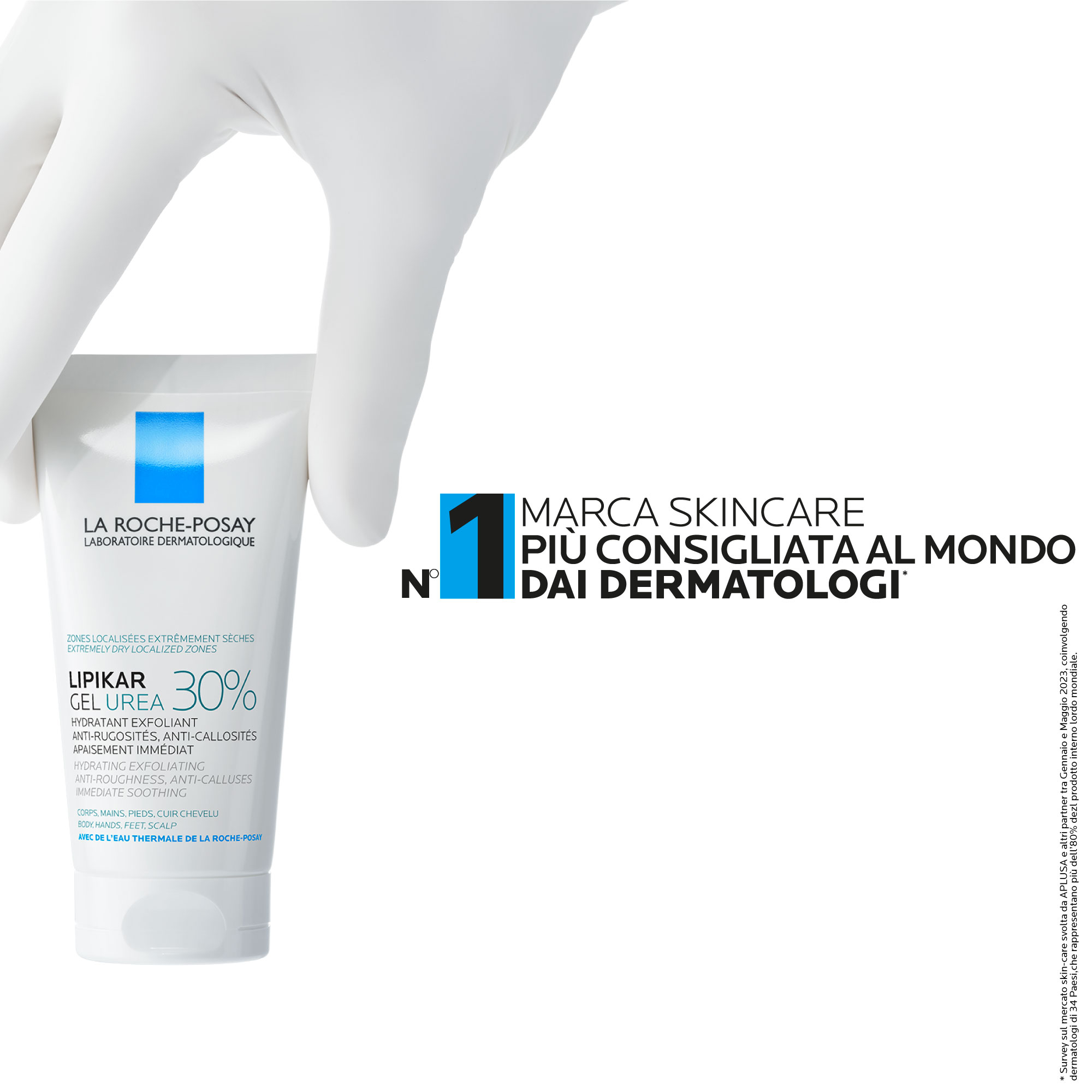 La Roche-Posay Lipikar Gel Urea 30% idratante esfoliante con Urea 30% e Niacinamide 50ml La Roche-Posay Lipikar Gel Urea 30% idratante esfoliante con Urea 30% e Niacinamide 50ml