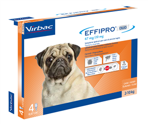 EFFIPRO DUO CANE 67 MG 2-10 KG