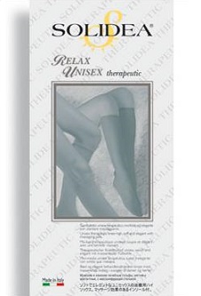 Solidea Relax Unisex Class 2 Gambaletto Compressivo Terapeutico Colore Naturale Taglia XXL