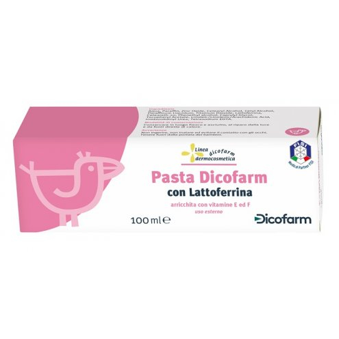 Dicofarm Pasta con Lattoferrina Pelle Irritata 100 ml Dicofarm Pasta con Lattoferrina Pelle Irritata 100 ml