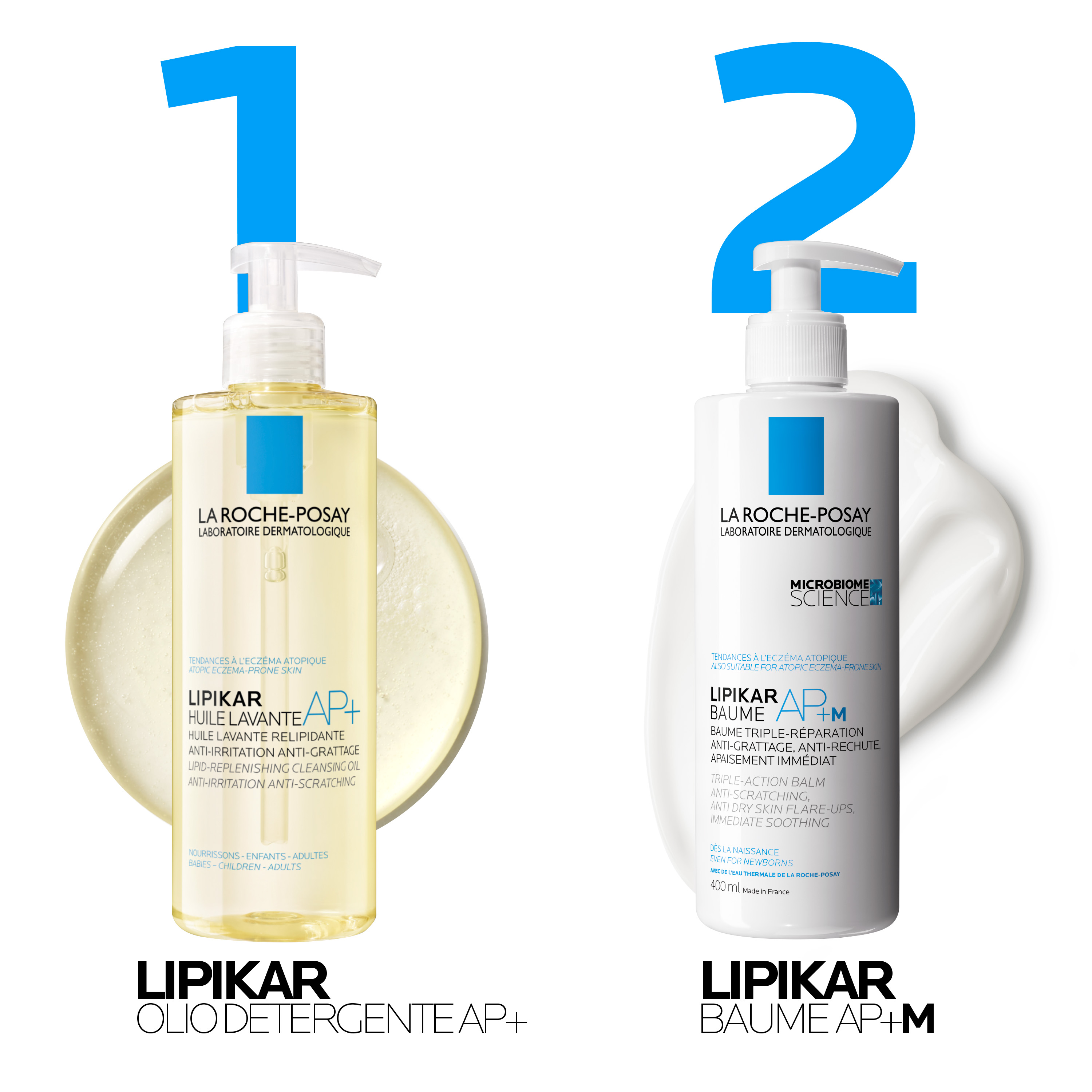 La Roche-Posay Lipikar - Huile Lavante AP+ Olio Lavante Relipidante Anti-Arrossamenti E Anti-Prurito 750 ml