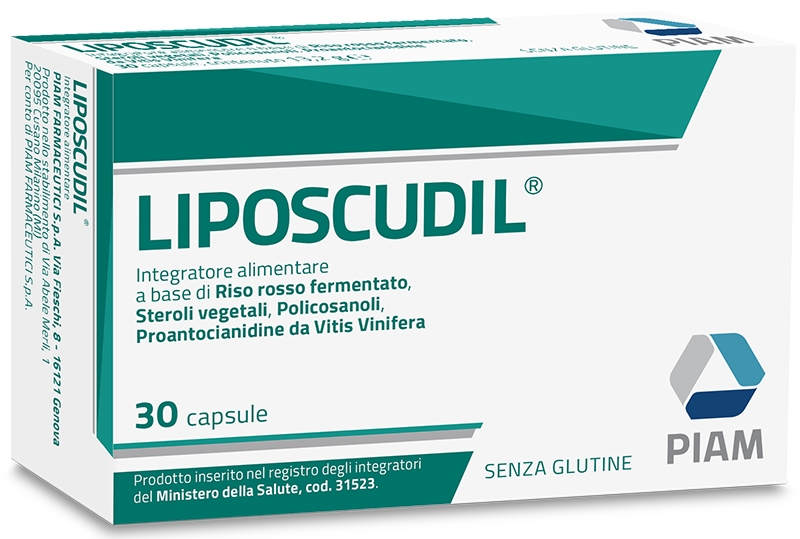 Liposcudil - Integratore per il colesterolo - 30 Capsule