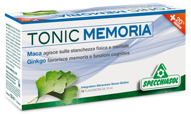 Specchiasol Tonic Memoria Integratore Memoria 12 Flaconcini