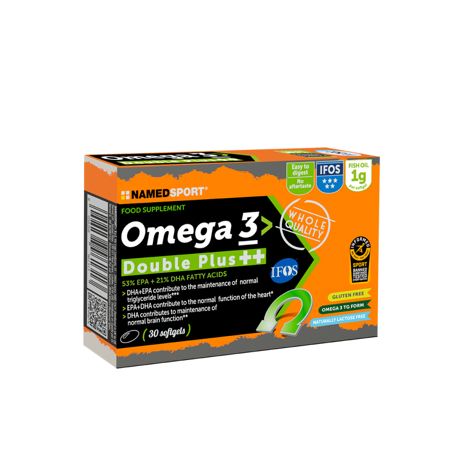 Named Sport - Omega3 Double Plus 30 Capsule - Integratore Di Acidi Grassi