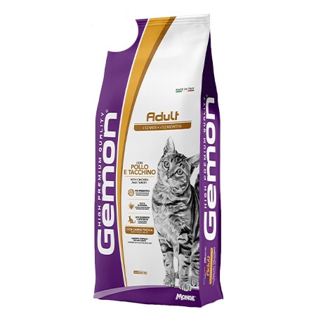 GEMON GATTO ADULT POLLO TACCHINO 2KG