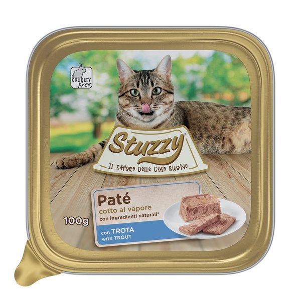 STUZZY CAT PATE' TROTA 100G