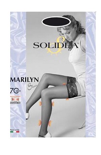 MARILYN 70 SHEER CALZA AUTOREGGENTE BLU3