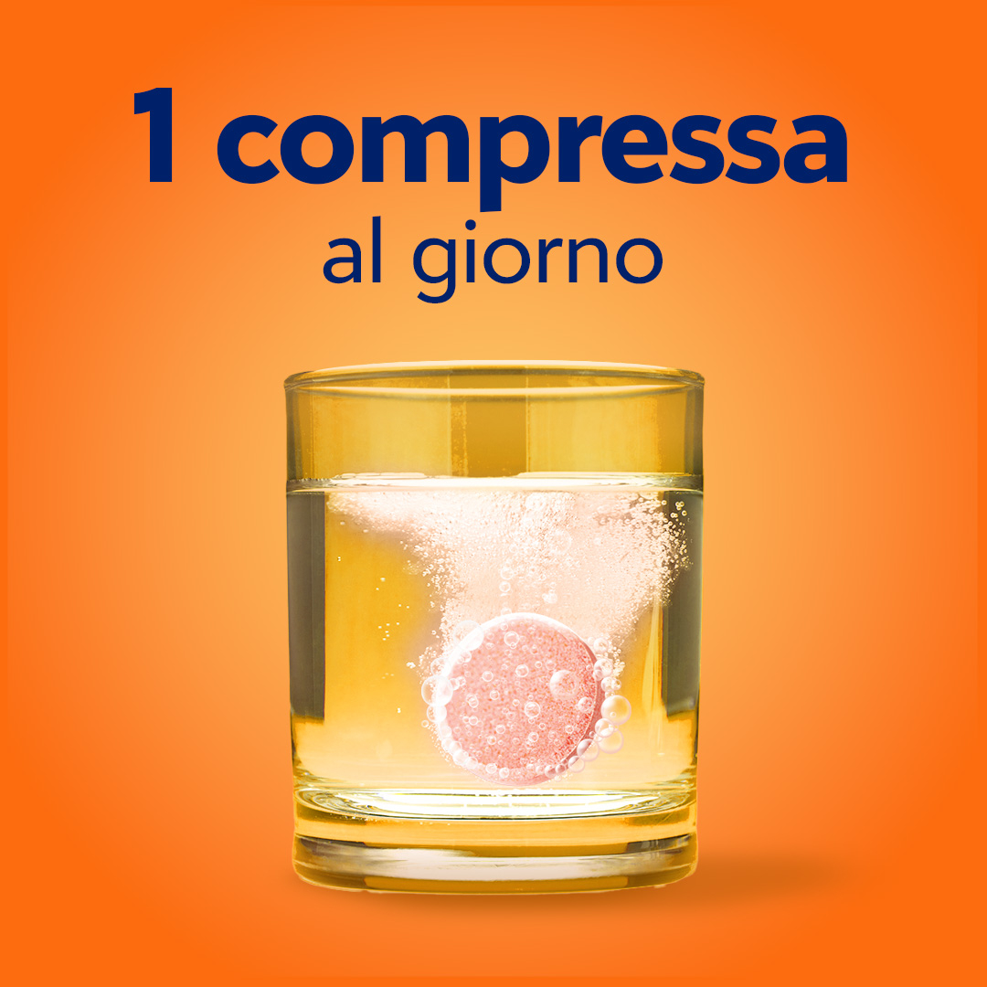 Cebion Effervescente Arancia - Integratore di Vitamina C - 10 Compresse