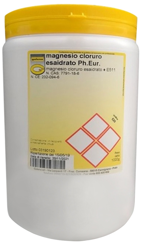 Magnesio Cloruro - 1 Kg GALENO Magnesio Cloruro - 1 Kg GALENO