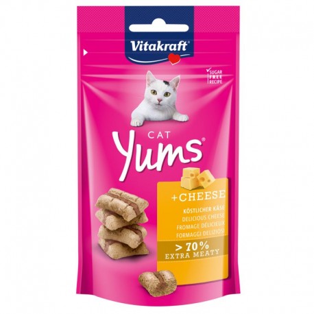 VITAKRAFT GATTO SNACK CAT YUMS FORMAGGIO 40GR