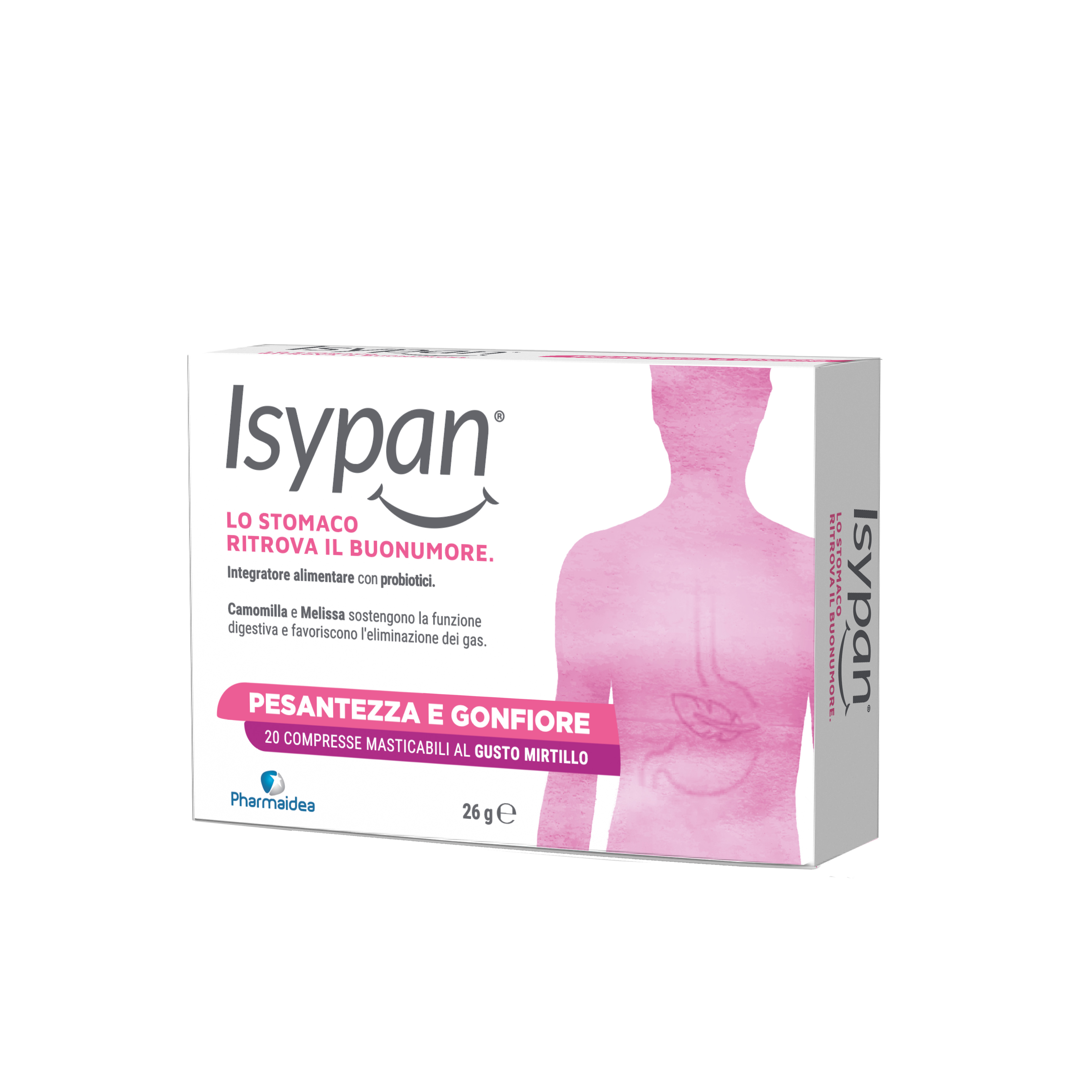 ISYPAN PESANTEZZA E GONFIORE 20 COMPRESSE MASTICABILI