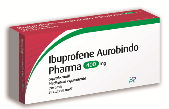 IBUPROFENE AUR*20CPS MOL 400MG IBUPROFENE AUR*20CPS MOL 400MG