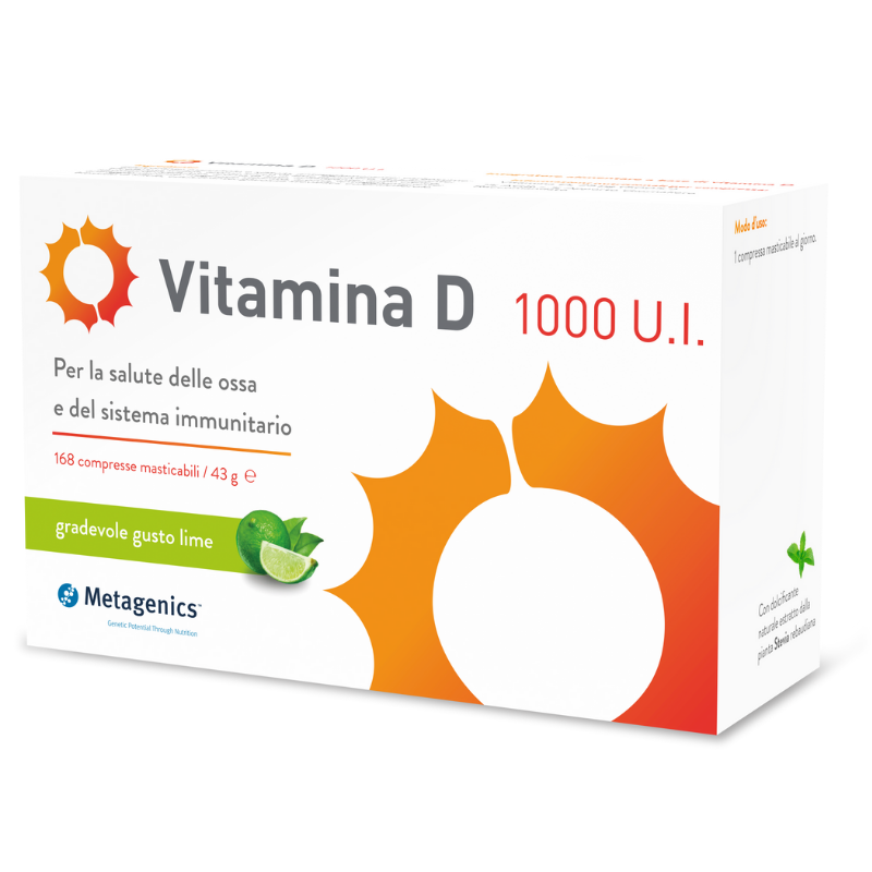 Metagenics Vitamina D 1000 U.I. Integratore 168 Compresse Metagenics Vitamina D 1000 U.I. Integratore 168 Compresse