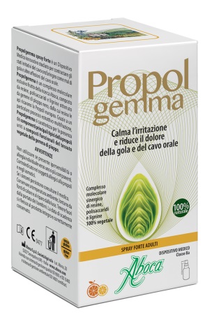 Aboca Propolgemma Spray Forte Adulti Irritazione Cavo Orale 30 ml - DISPOSITIVO MEDICO Classe II a Aboca Propolgemma Spray Forte Adulti Irritazione Cavo Orale 30 ml - DISPOSITIVO MEDICO Classe II a