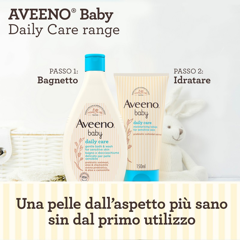 Aveeno Baby Daily Care Crema Idratante 150 ml, Crema bambini e neonati con Avena Colloidale Aveeno Baby Daily Care Crema Idratante 150 ml, Crema bambini e neonati con Avena Colloidale