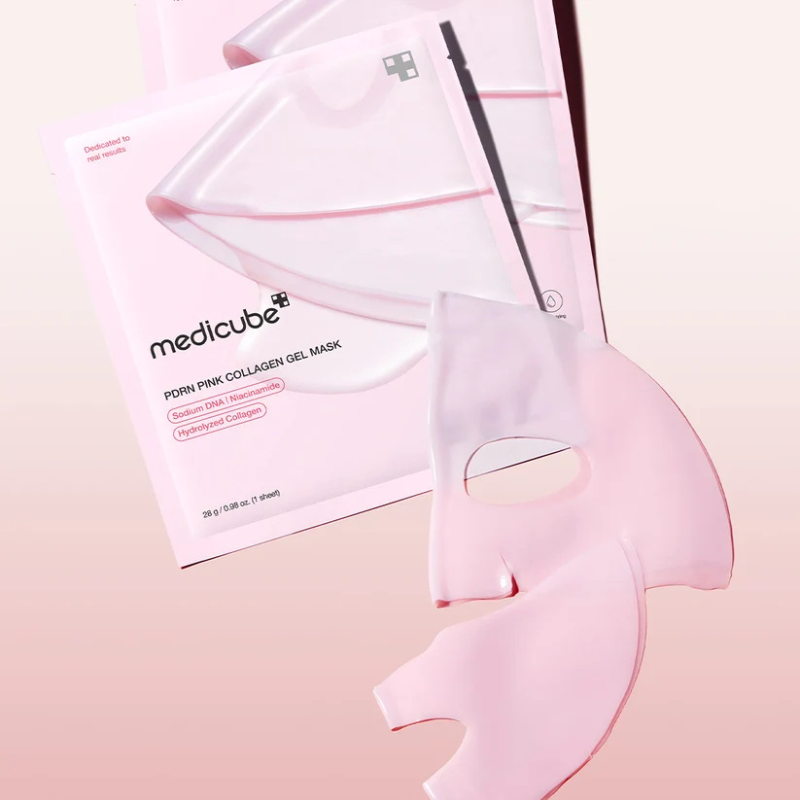 Medicube Salmon PDRN Pink Collagen Jelly Gel Mask - Maschera Illuminante Viso