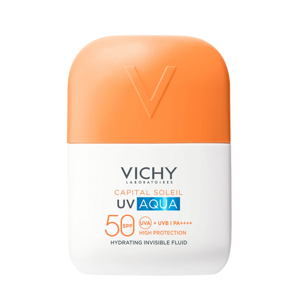 Vichy - Capital Soleil - Uv Aqua SPF50 Protezione Elevata - Fluido Idratante Viso 50 ml