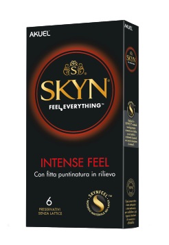 Ansell Akuel Skin Intense Feel Profilattico In Poliisoprene 6 Pezzi