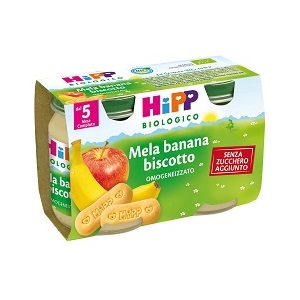 Hipp Bio Merenda Mela Banana e Biscotto 2 x 125 g Hipp Bio Merenda Mela Banana e Biscotto 2 x 125 g