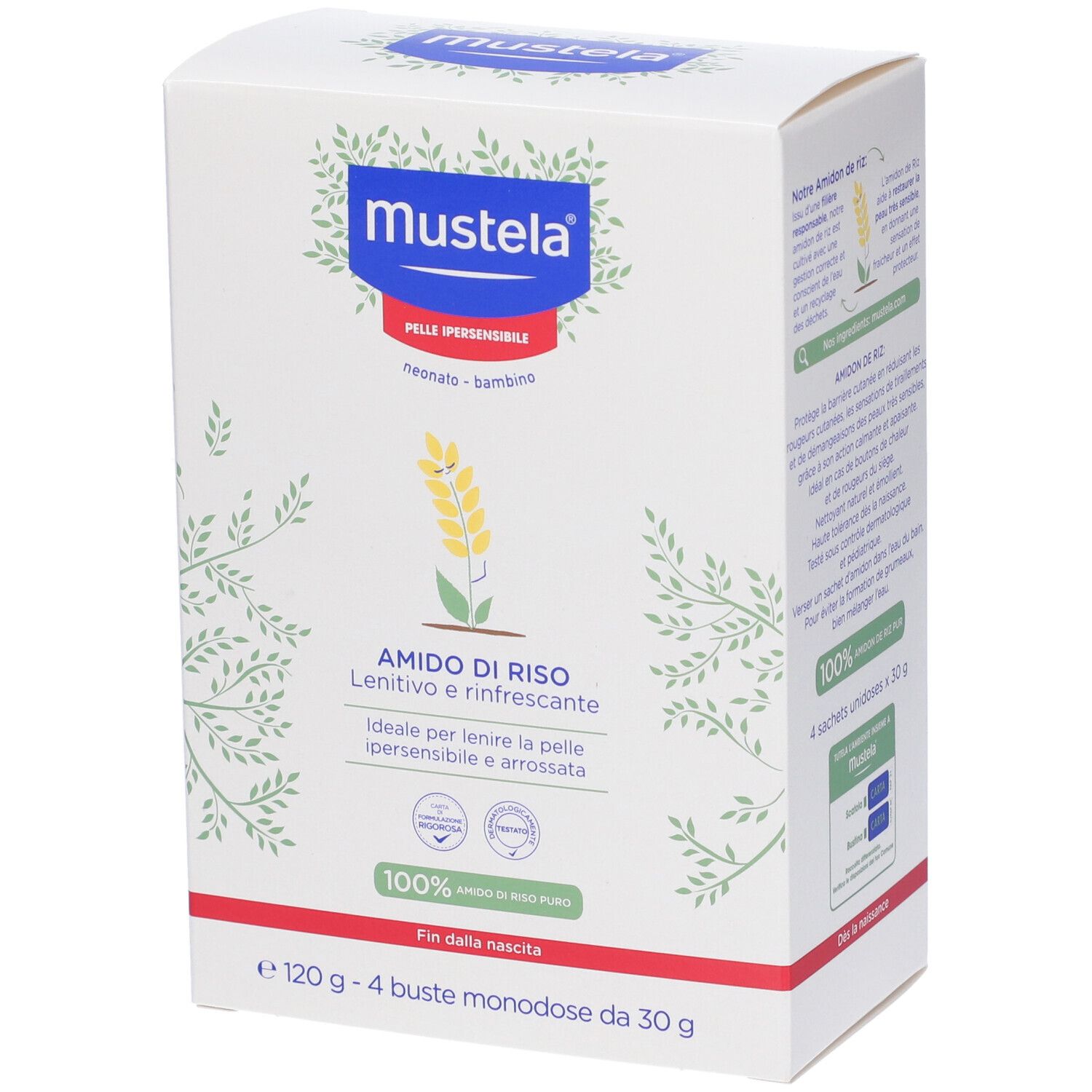 MUSTELA AMIDO DI RISO 4BUST