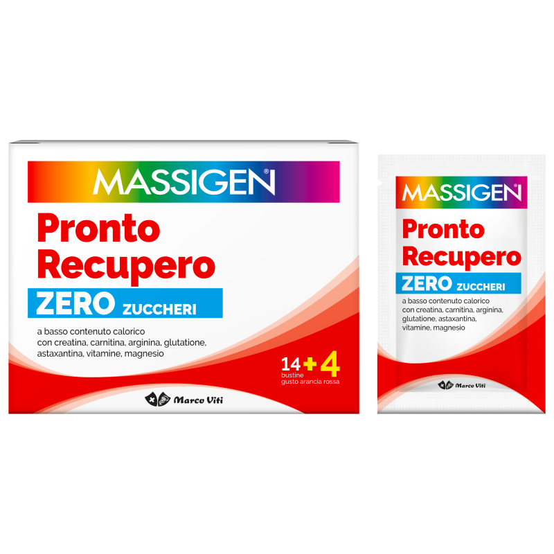 MASSIGEN PRONTO RECUPERO ZERO ZUCCHERI 14+4 BUSTE