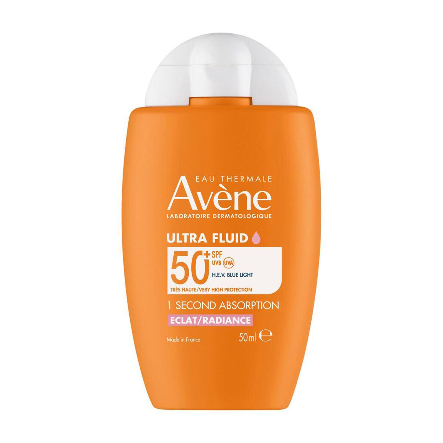 Avène Ultra Fluid SPF50+ Luminosità - Protezione Solare Molto Alta Viso 50 ml