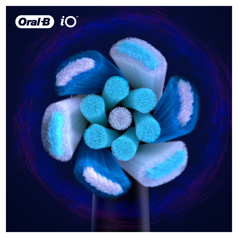 Testine Di Ricambio Nere Oral-B iO Ultimate Clean, 4 Pezzi