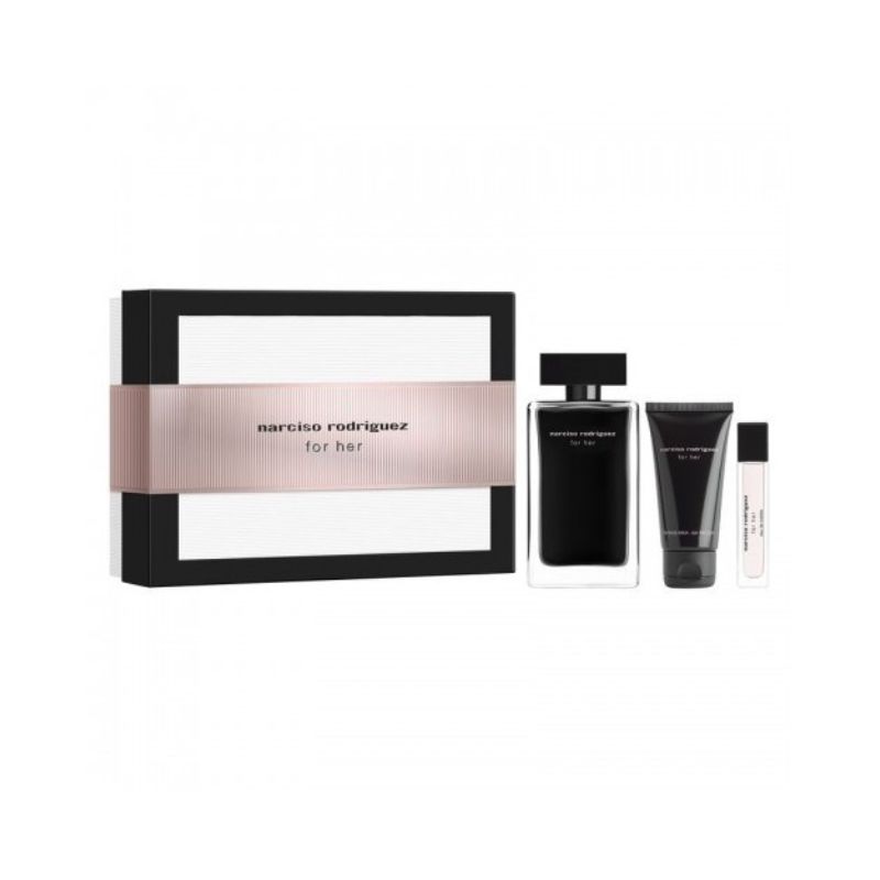 Narciso Rodriguez - Cofanetto For Her - Eau De Toilette Donna 50 ml + Lozione Corpo 50 ml + Mini EdP 7,5 ml