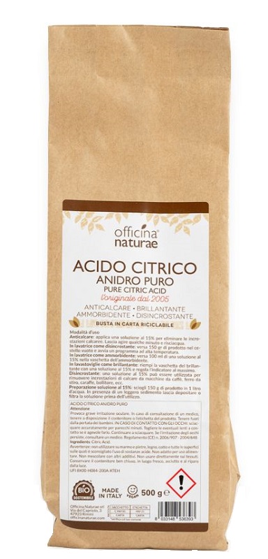 ACIDO CITRICO ANIDRO PURO 500G