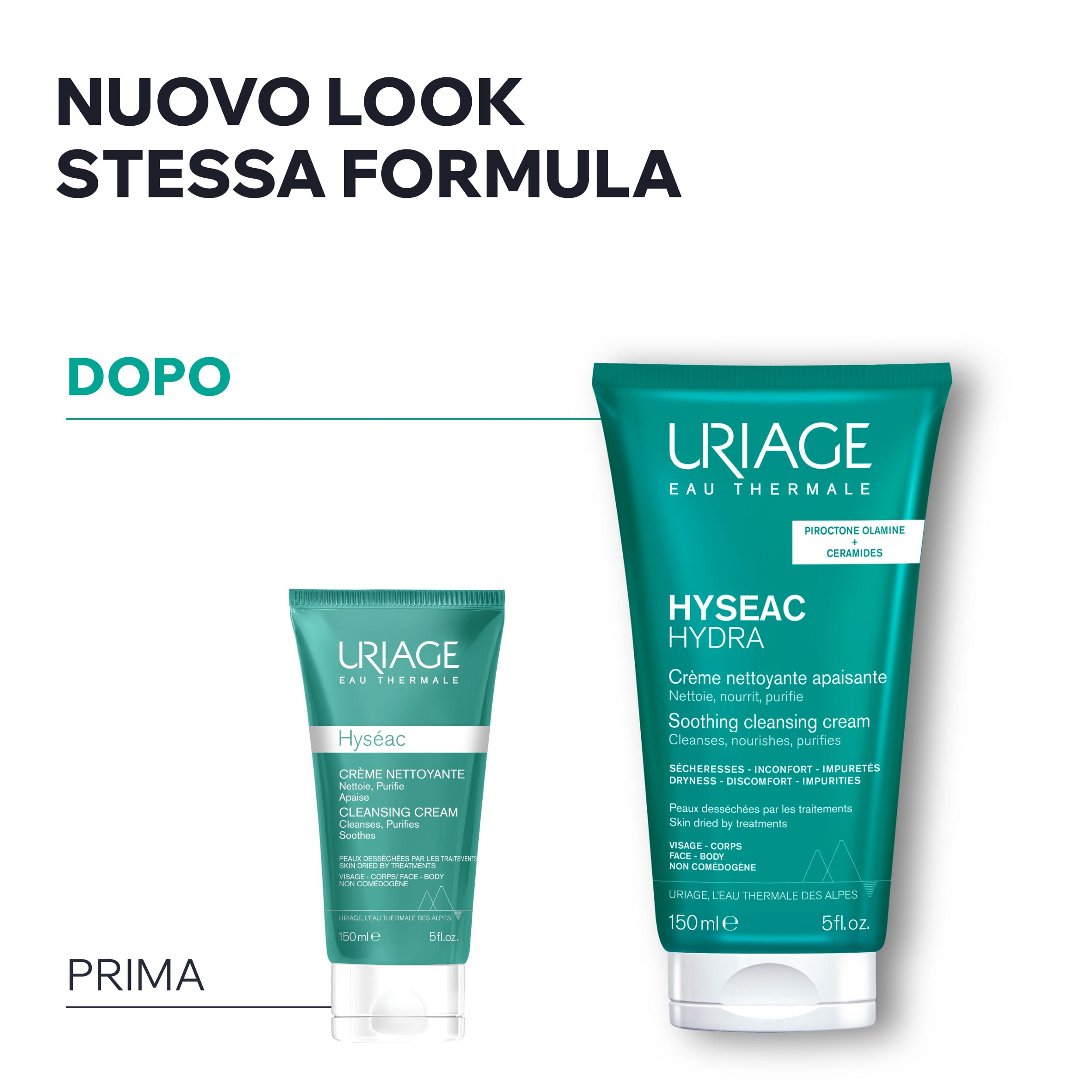 Uriage - Hyséac Hydra - Crema Detergente Purificante Viso E Corpo 150 ml