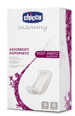 Chicco Dopo Parto Assorbenti Post Parto 10 Pezzi