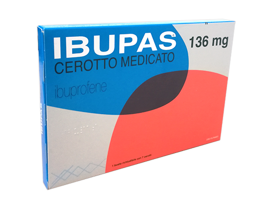 Ibupas -  cerotti medicati con Ibuprofene - 136 mg Ibupas -  cerotti medicati con Ibuprofene - 136 mg