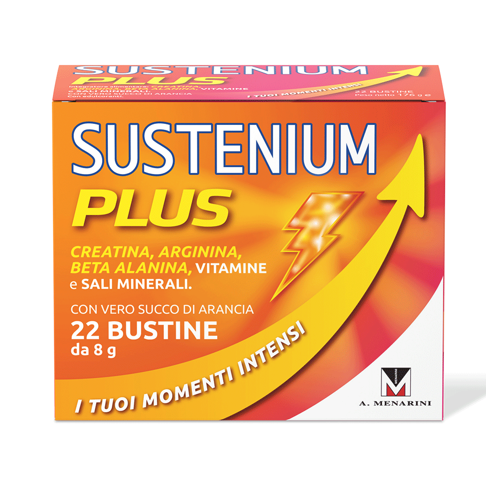 Sustenium Plus Integratore di Creatina Arginina 22 Bustine Sustenium Plus Integratore di Creatina Arginina 22 Bustine