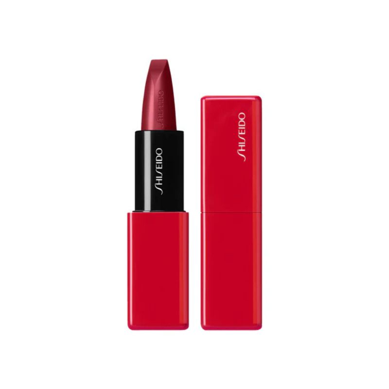 Shiseido - Technosatin Gel Lipstick - Rossetto Matte N.411 Scarlet Cluster