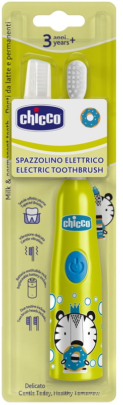 CHICCO Spazzolino Elettr.Tigre Giallo