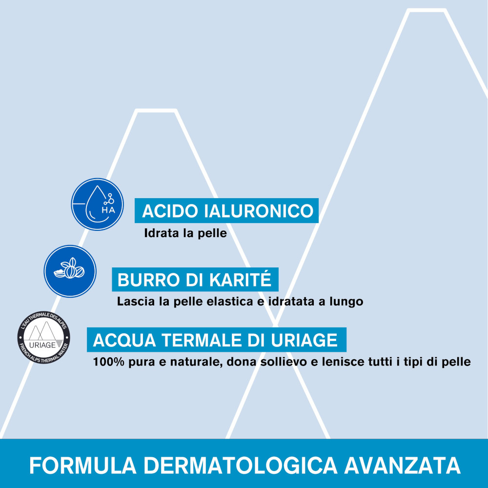 URIAGE EAU THERMALE Latte corpo idratante 24H 200ml URIAGE EAU THERMALE Latte corpo idratante 24H 200ml
