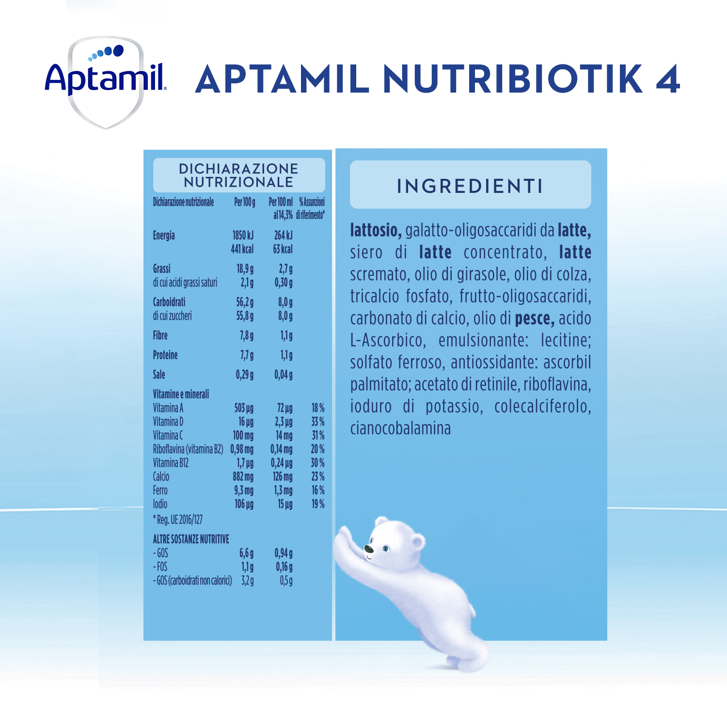 APTAMIL 4 LATTE 830G