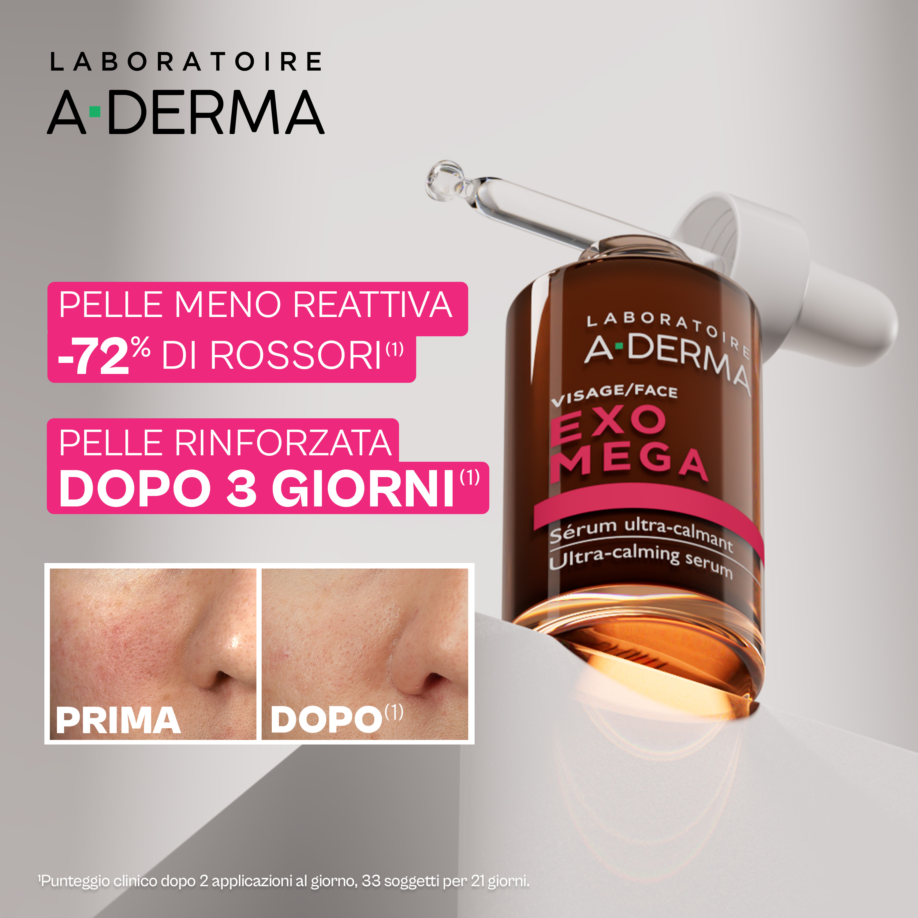 A-Derma Exomega - Siero Ultra Lenitivo Per Pelle Secca A Tendenza Atopica 30 ml