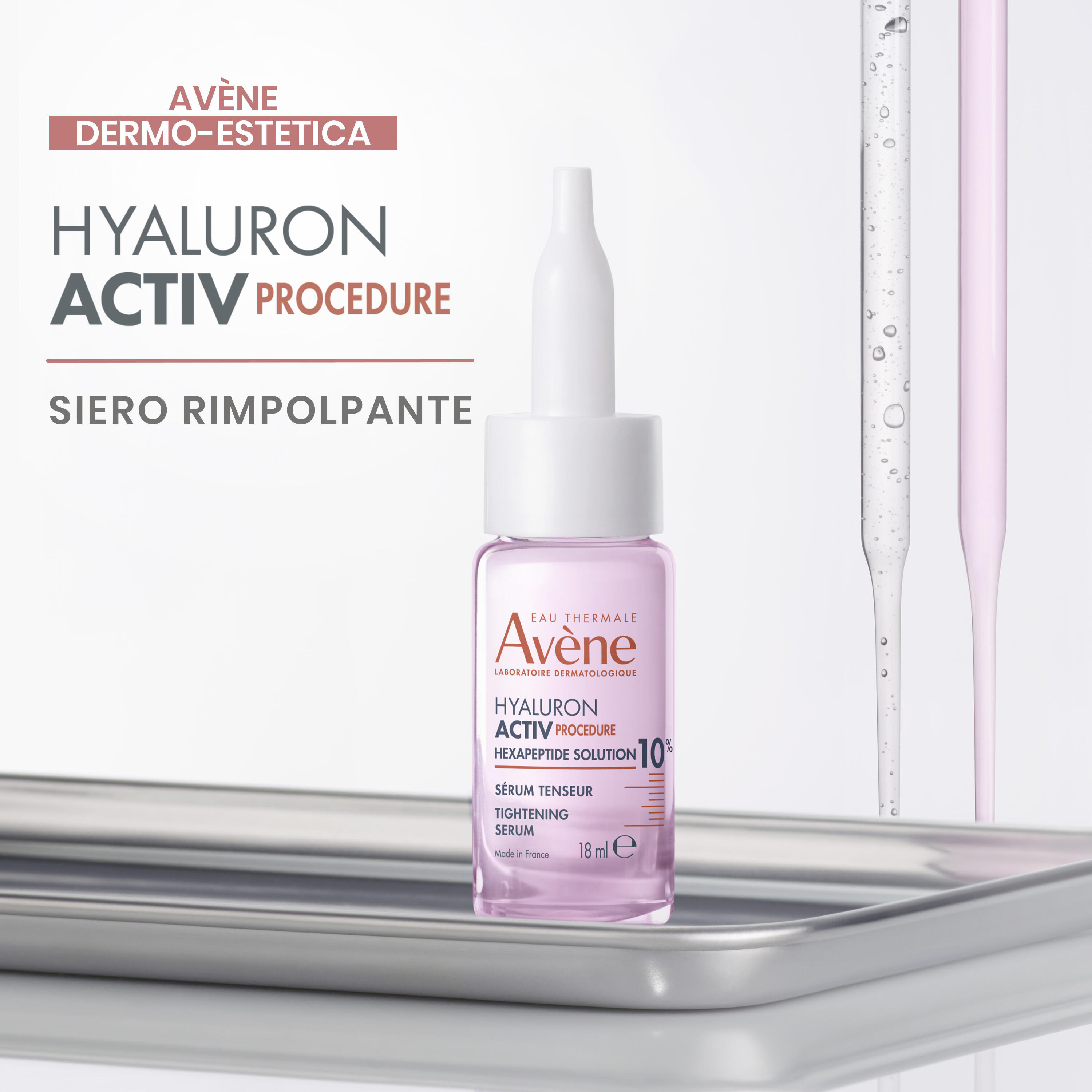 Eau Thermale Avène HYALURON ACTIV PROCEDURE Siero Tensore - 10% Soluzione di esapeptide - ANTIETA 2