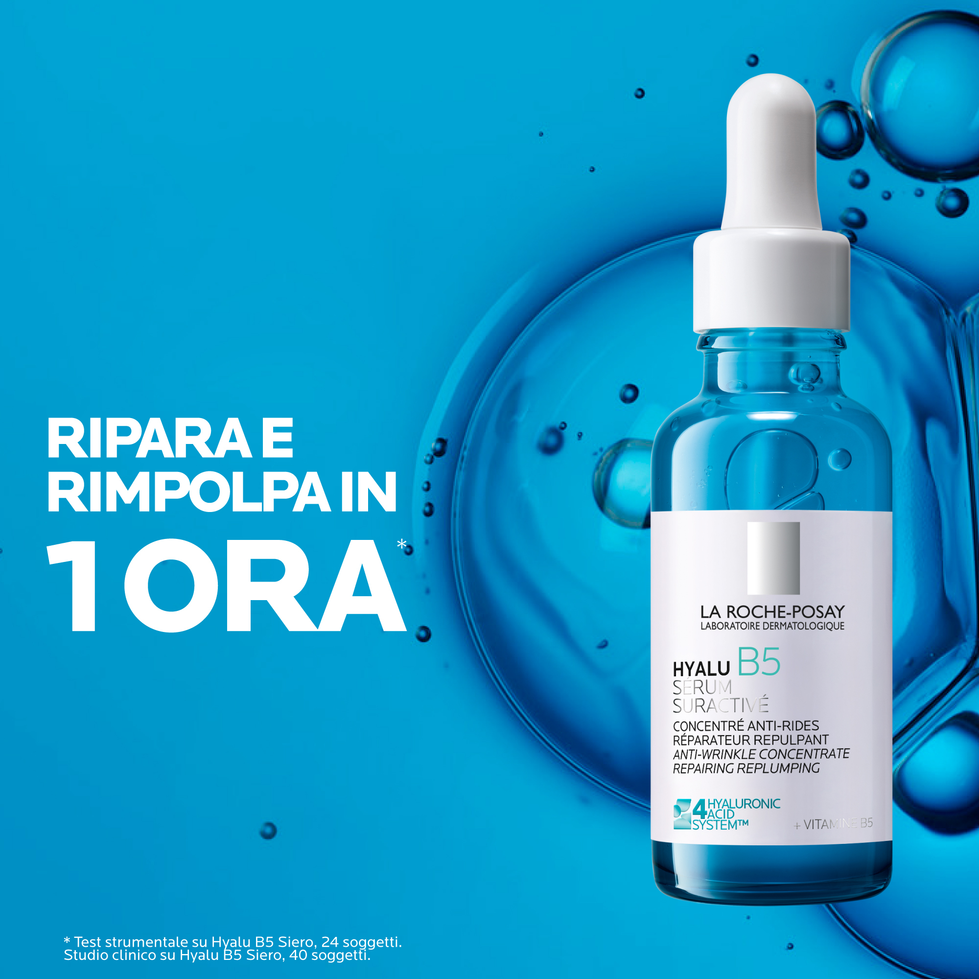 La Roche-Posay Nuovo Hyalu B5 Siero Concentrato Anti-Rughe. Adatto a tutti i Tipi di Pelle e fototipi. 30ml​