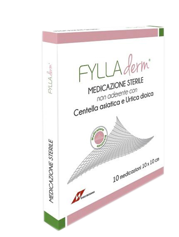 Fylladerm Medicazione Sterile Non Adesiva 10x10 cm 10 Pezzi